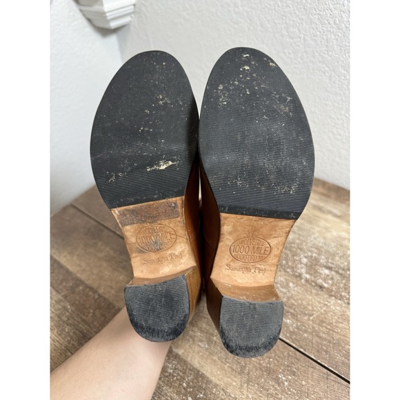 Wolverine 1000 Mile X Bonny Pull On Boots Women 6 B Brown Heeled Mid Calf - Picture 6 of 8